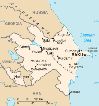 Azerbaijan map Azerbaijan-map