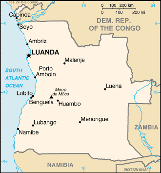 Angola-map