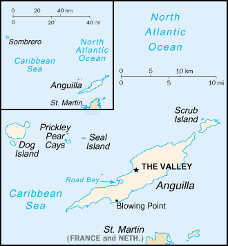 Anguilla map Anguilla-map