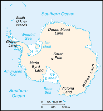 Antarctica-map