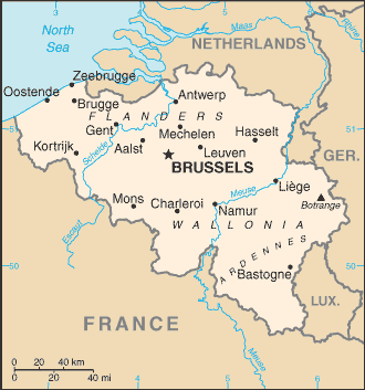 Belgium-map