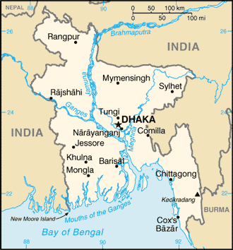 Bangladesh-map