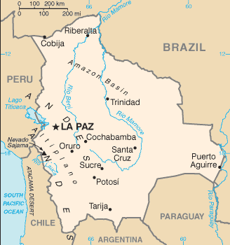 Bolivia-map