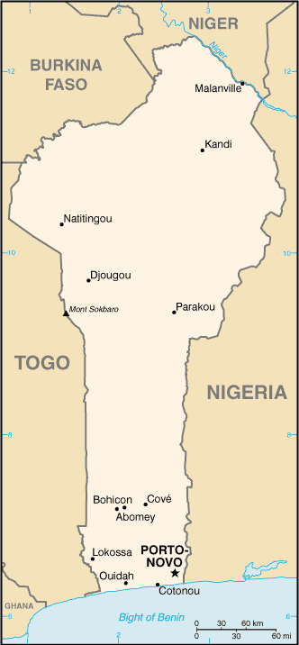 Benin-map