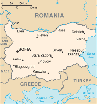 Bulgaria-map