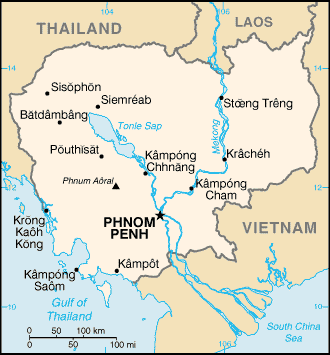 Cambodia-map