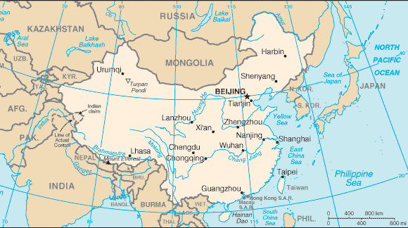 China map China-map