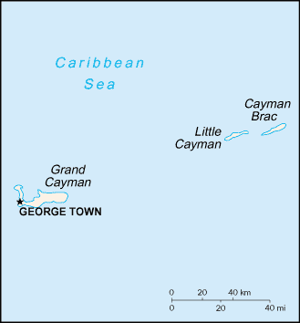 Cayman Islands-map
