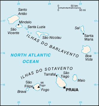 Cape Verde-map