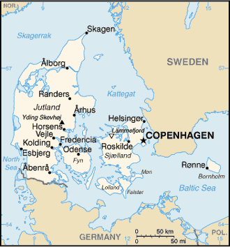 Denmark-map