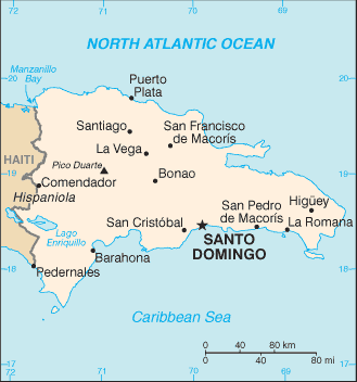 Dominican Republic-map