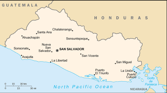 El Salvador-map