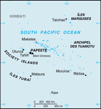 French Polynesia-map