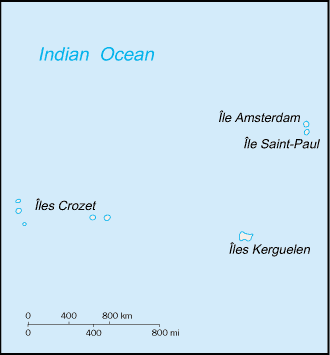 French Southern and Antarctic Lands map French Southern and Antarctic Lands-map
