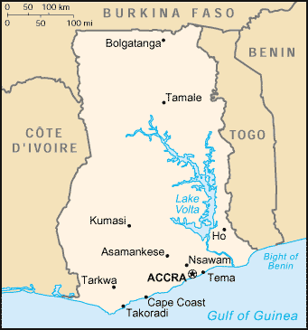 Ghana-map