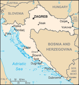Croatia-map