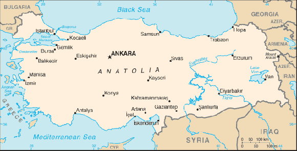Turkey-map
